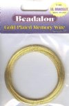 30 Loops of 2.25 Inch Diameter Beadalon Gold Bracelet Memory Wire